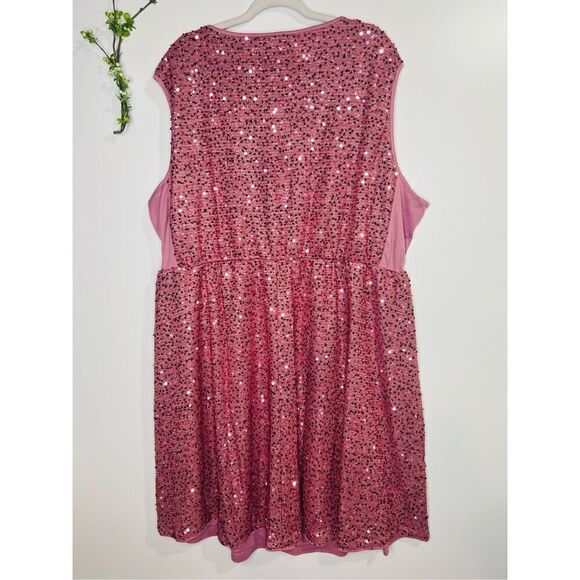 Bloomchic Pink Sequins Cocktail Party Dress Plus NWT! - Picture 6 of 9